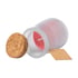 Cool Candle Tepor, in jar, with cork lid, red