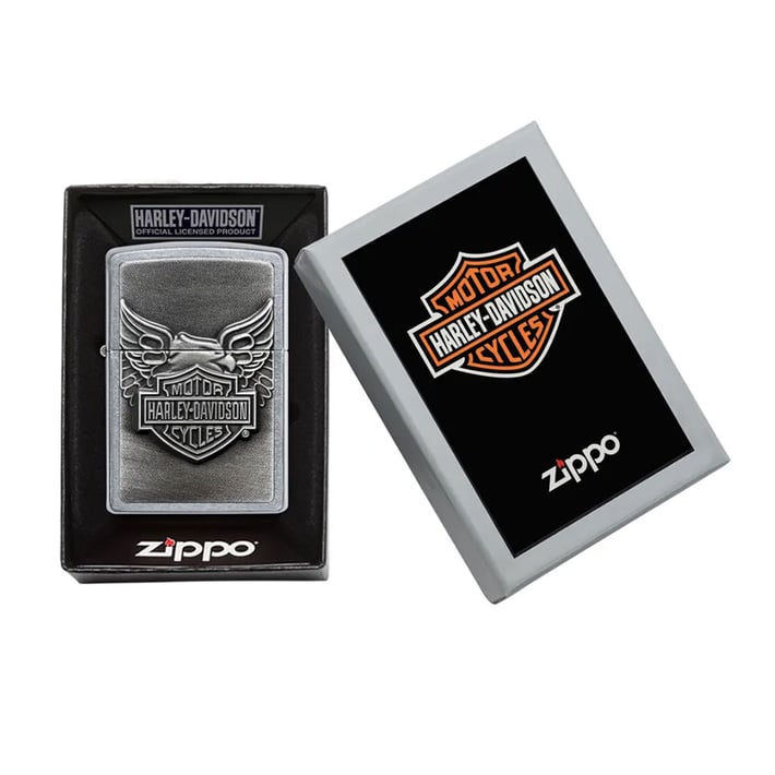 Zippo Lighter 20230ZP – Harley-Davidson Eagle Emblem