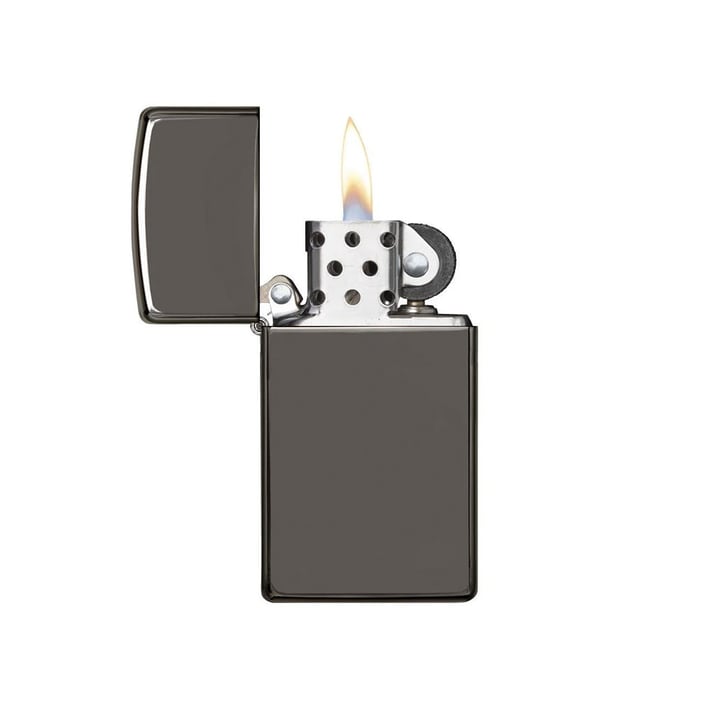 Zippo Lighter 20492 – Slim Black Ice