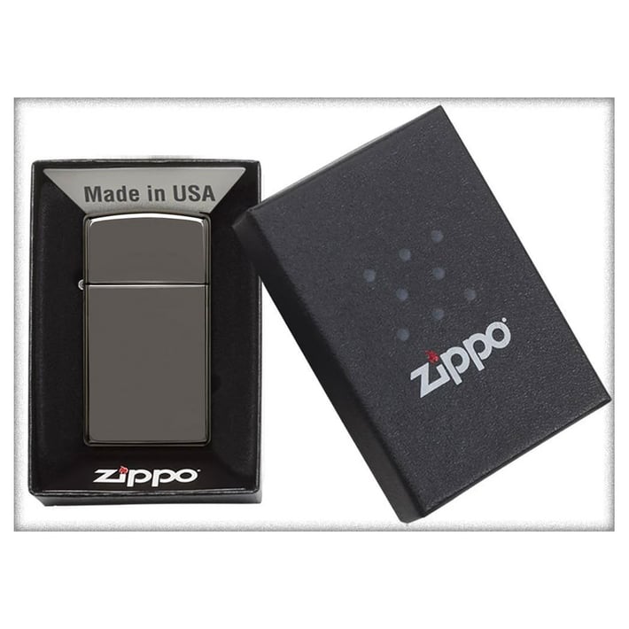 Zippo Lighter 20492 – Slim Black Ice