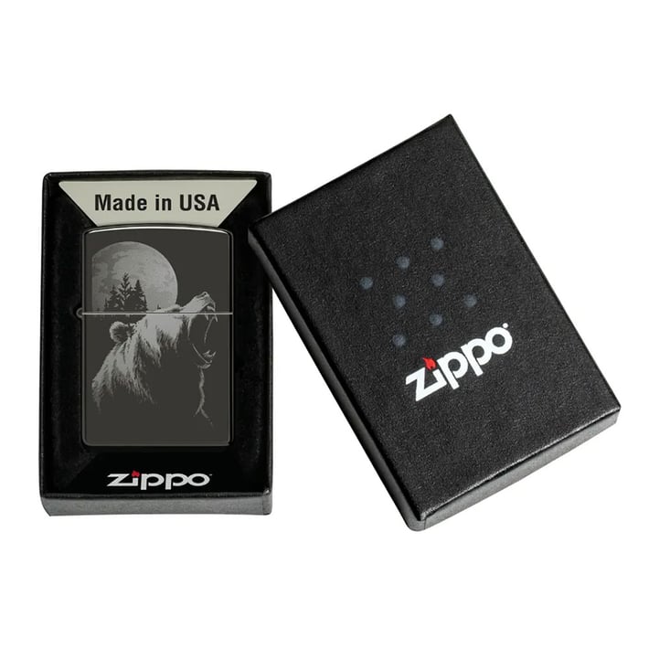 ZIPPO LIGHTER 24756-115825 CD BEAR /BLACK/