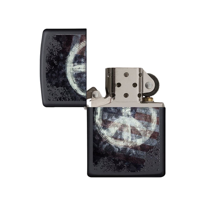 Zippo Lighter 28864 – Peace on Flag