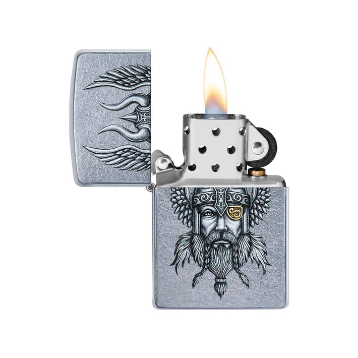 Zippo Lighter 29871 – Viking Warrior Design