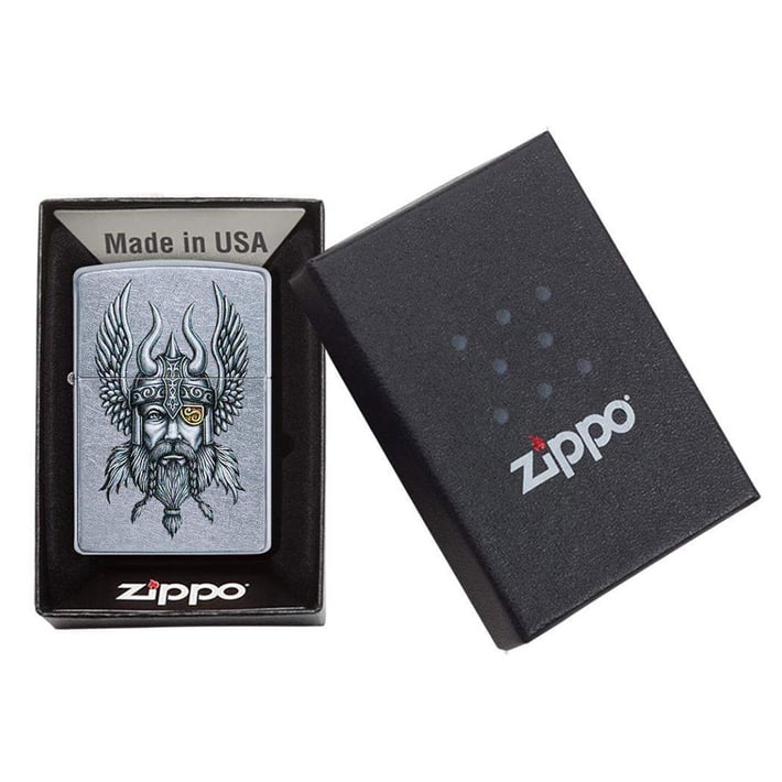 Zippo Lighter 29871 – Viking Warrior Design