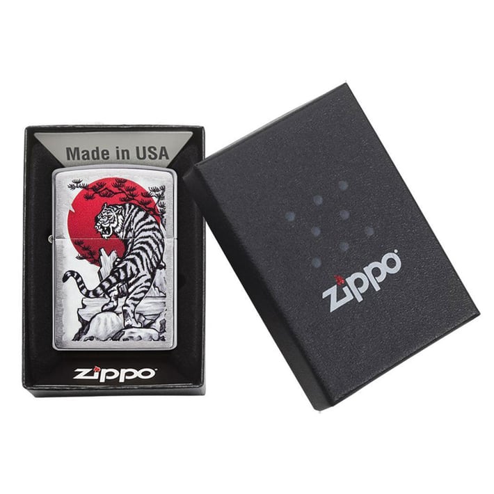Zippo Lighter 29889 – Asian Tiger Design