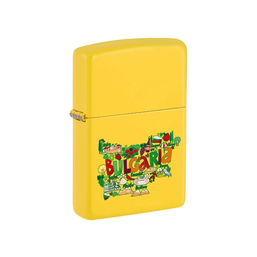 Zippo Lighter 46019-115823 – Bulgaria, yellow