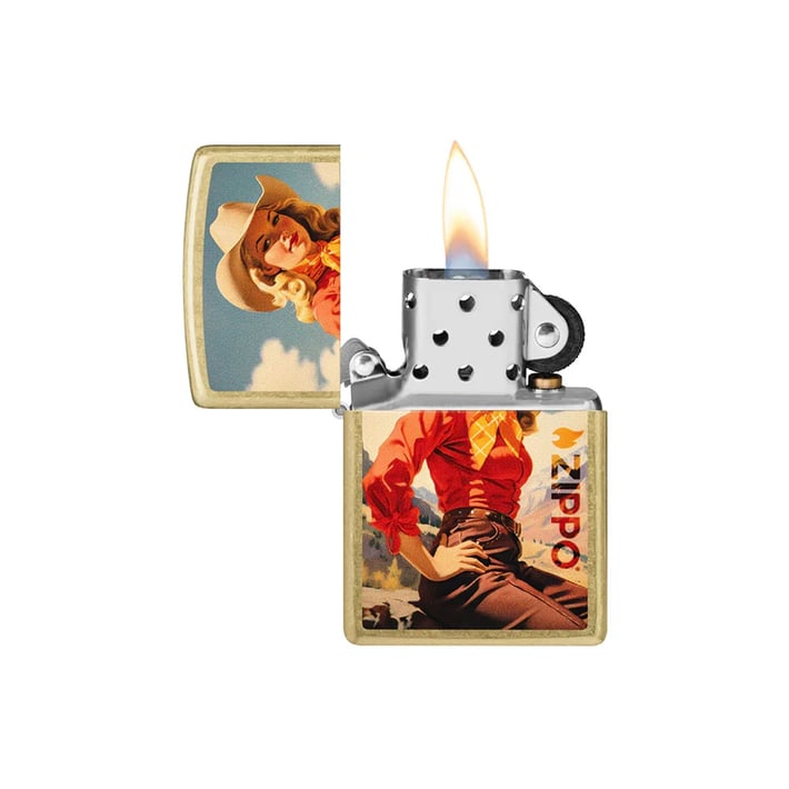 Zippo Lighter 46248 – Cowgirl Design