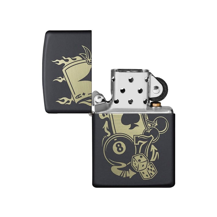 Zippo Lighter 49257 – Gambling Design