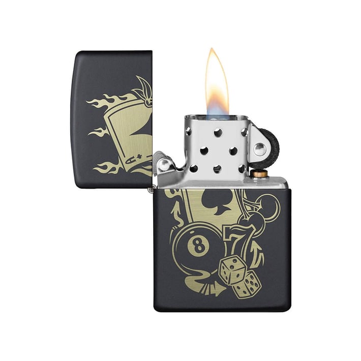 Zippo Lighter 49257 – Gambling Design