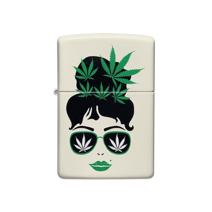 Zippo Lighter 49837 – Cannabis Design