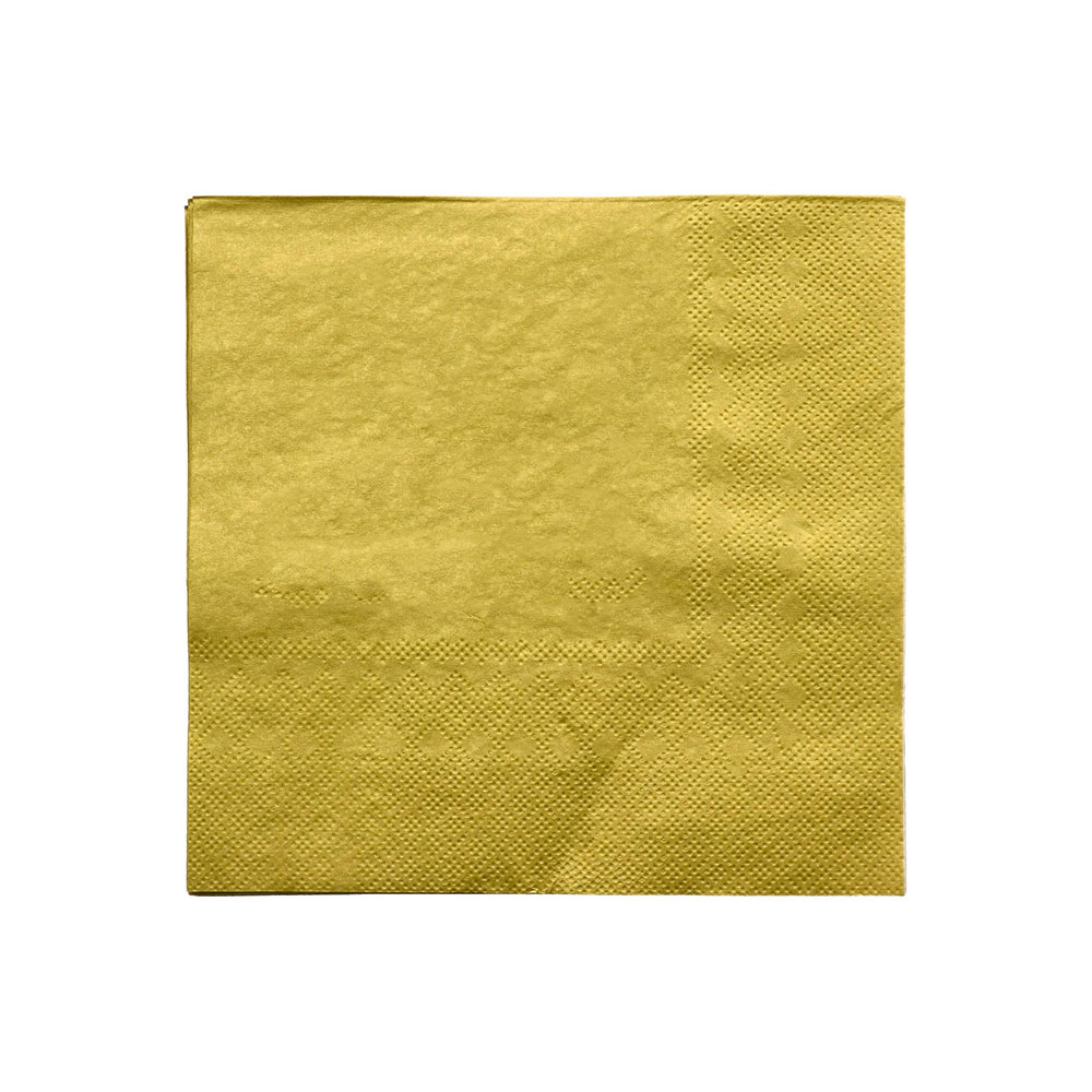 Салфетки Festa, златисти, 12 броя