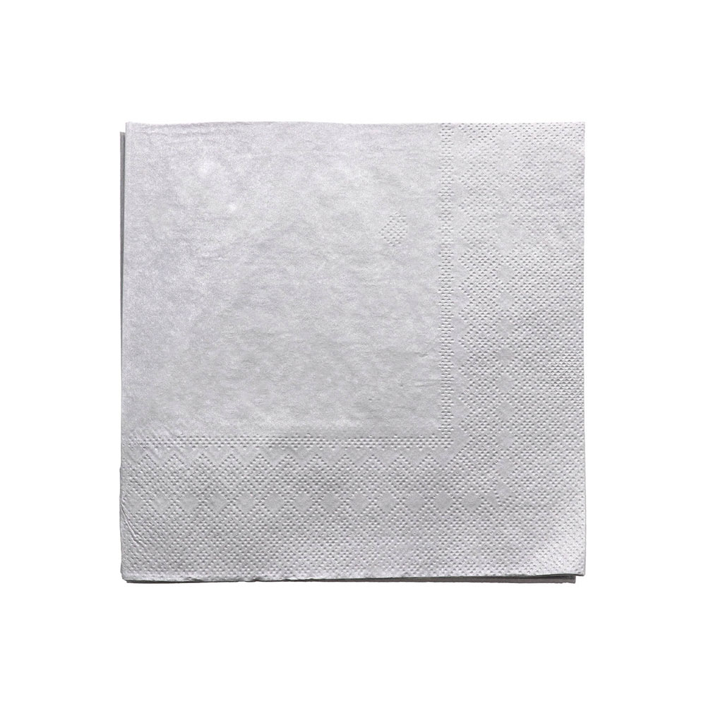 Салфетки Festa, сребристи, 12 броя