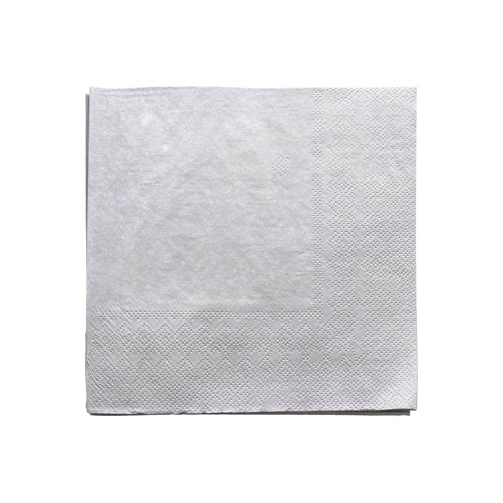 Festa Napkins, silver, 12 pcs