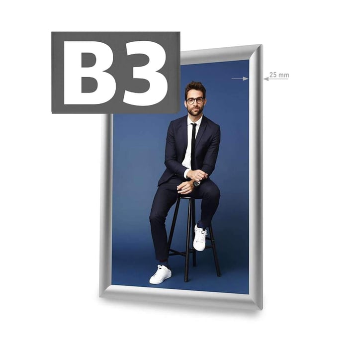 Snap frame, B3, 353 x 500 mm