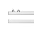 Poster rail Clip, 120 cm, 2 pcs