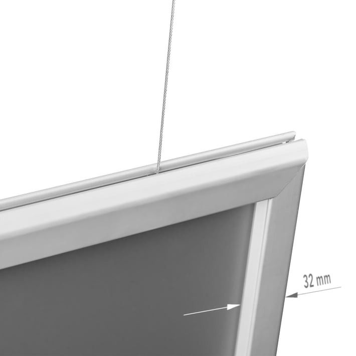 Snap frame, B1, double-sided, 707 x 1000 mm