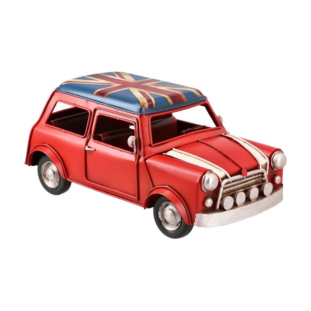 Takk Lanard Car, metal, 25 cm, red
