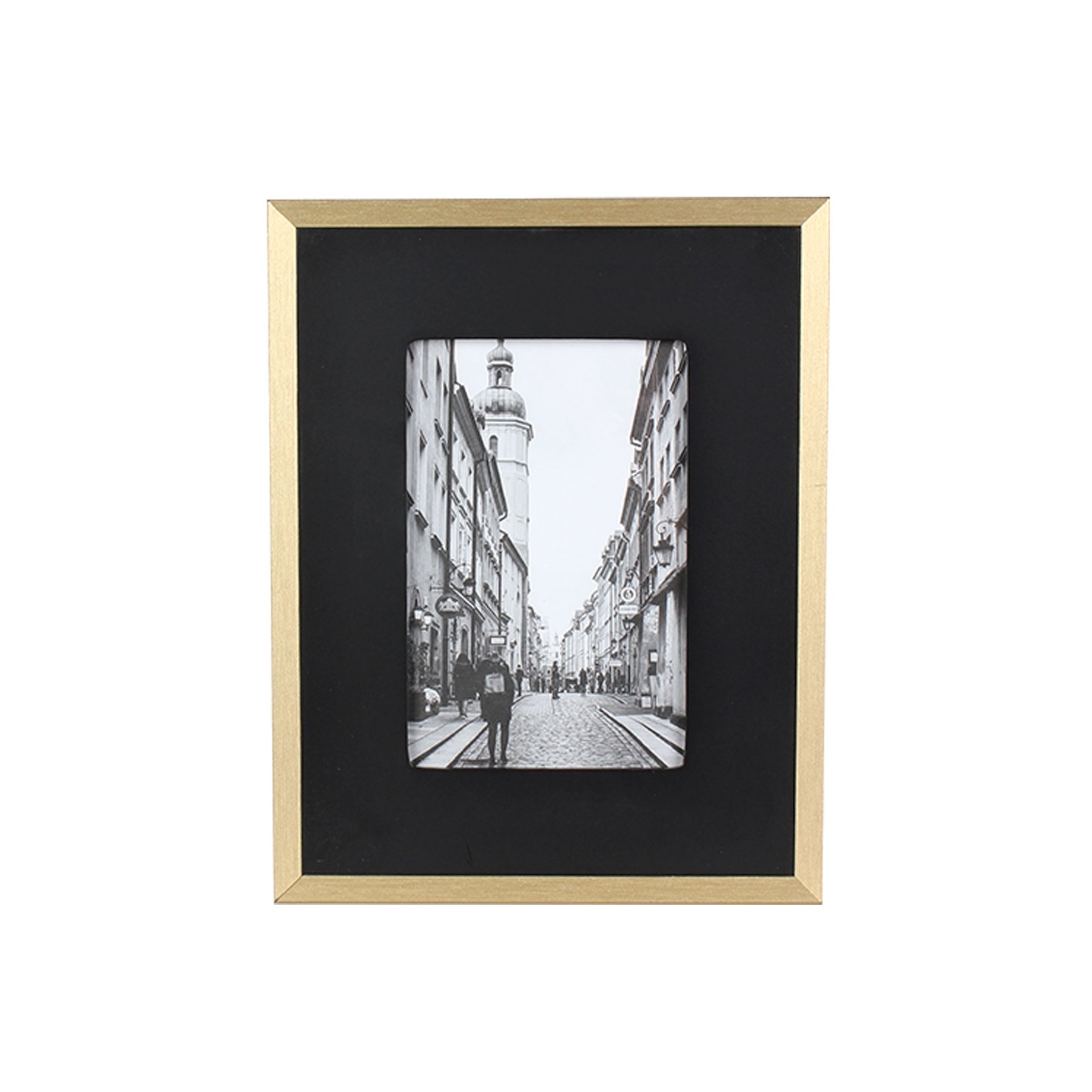 Splendid Photo frame Turin, MDF, 18 x 23 cm, black-gold