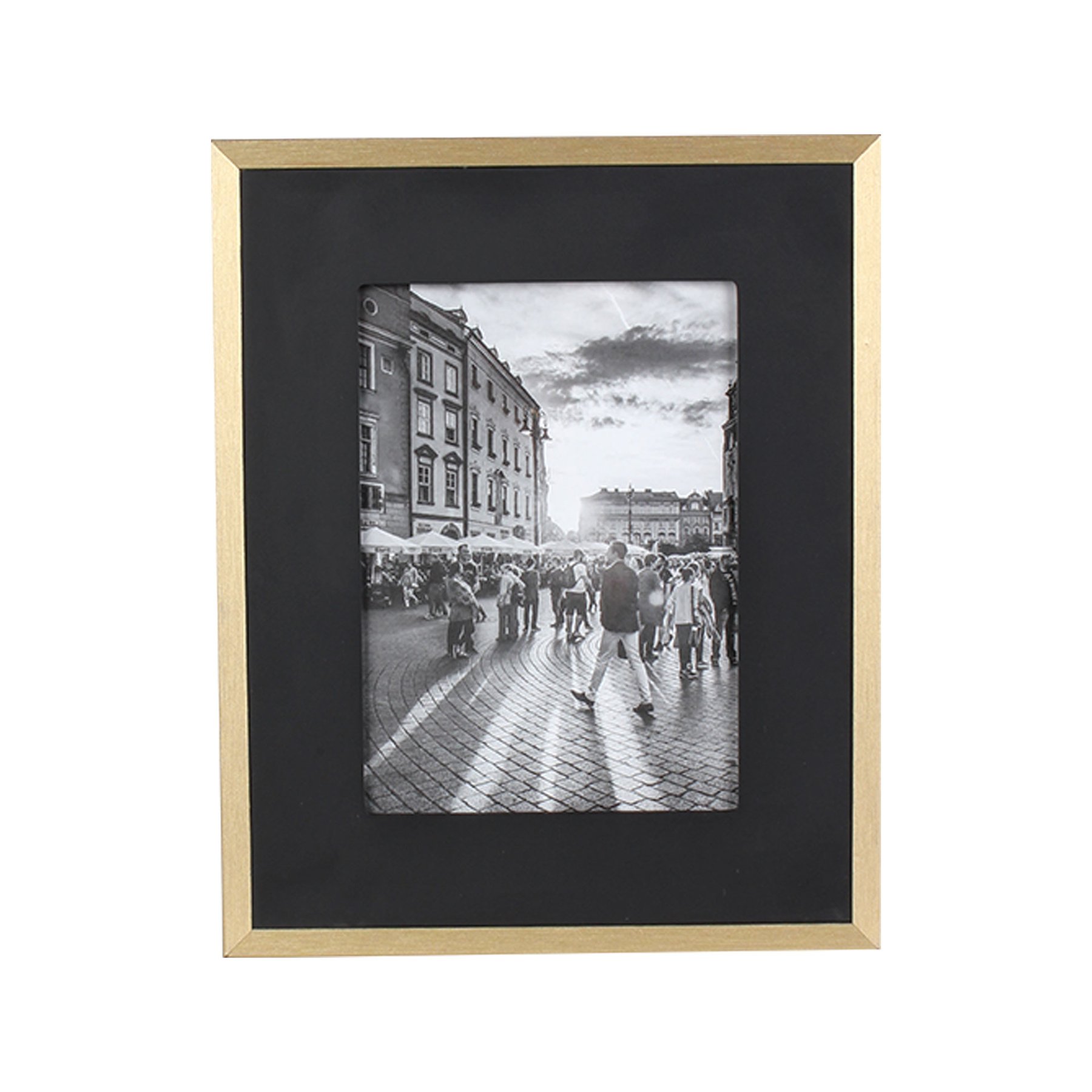 Splendid Photo frame Turin, MDF, 21 x 26 cm, black-gold