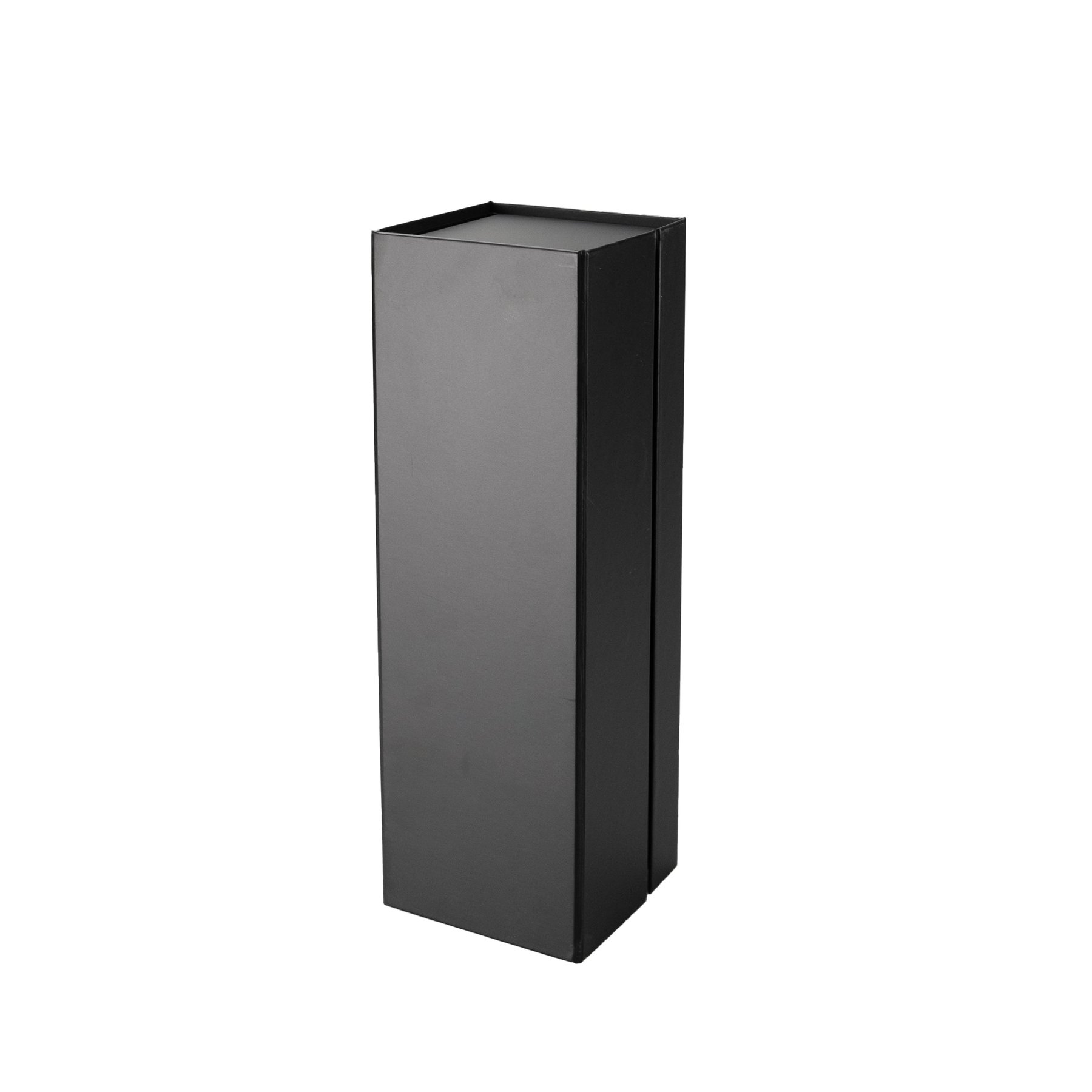 Office 1 Wine Box, with magnetic closure, foldable, 33 x 11 x 10.8 cm, glued bottom, black