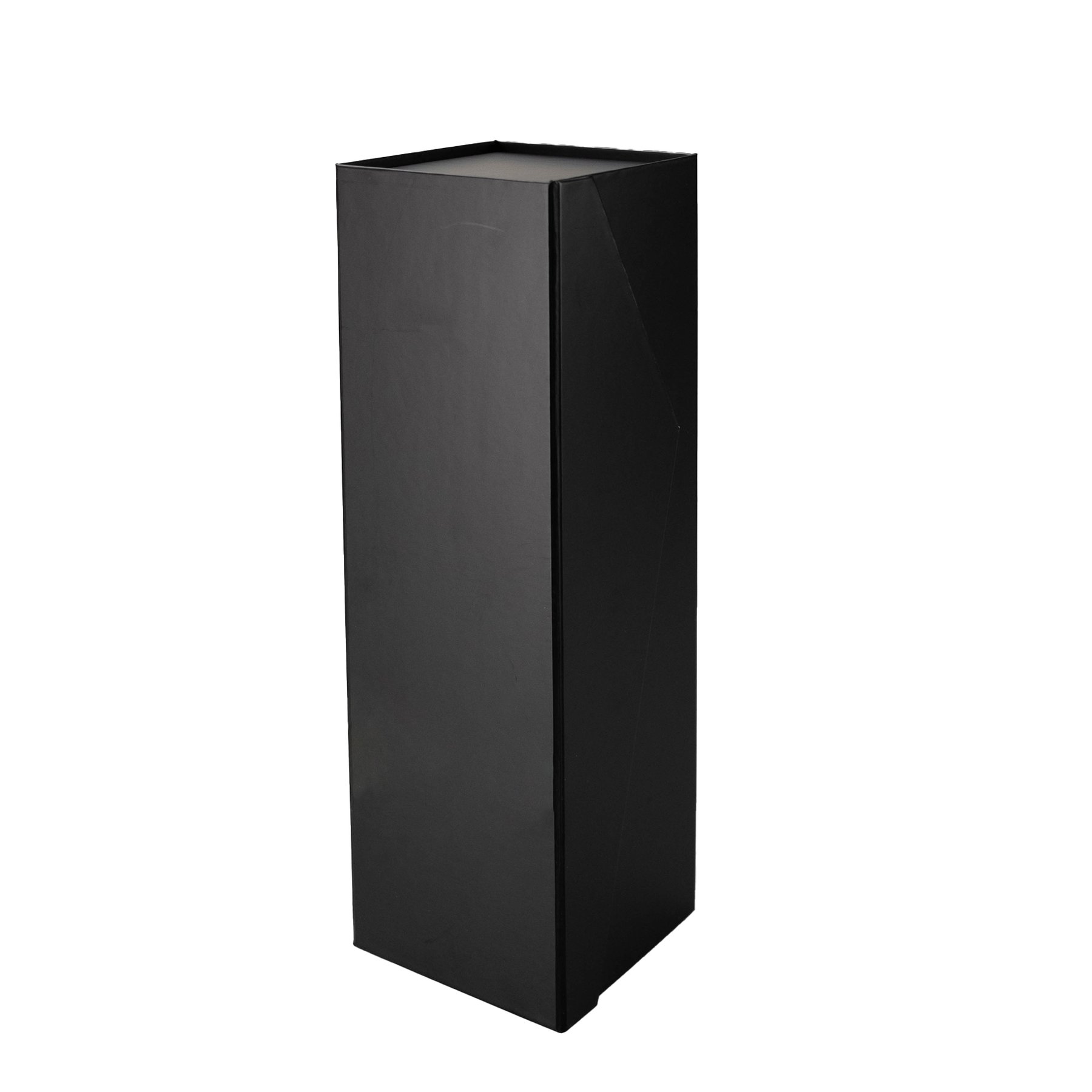 Office 1 Wine Box, with magnetic closure, foldable, 33 x 11 x 10.8 cm, corner glued, black