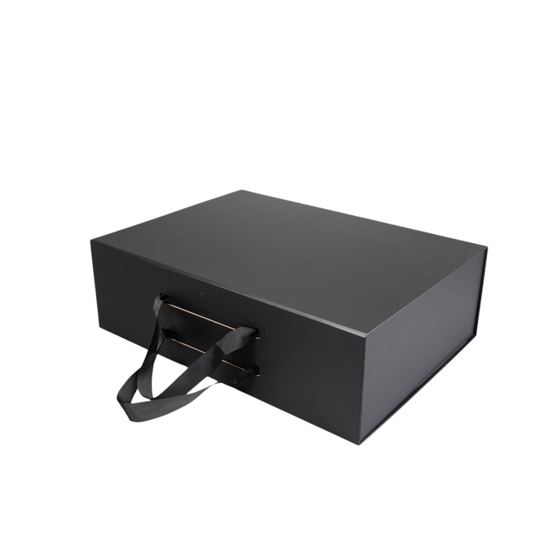 Office 1 Box Handle XXXL, foldable, 48 x 35 x 15 cm, black