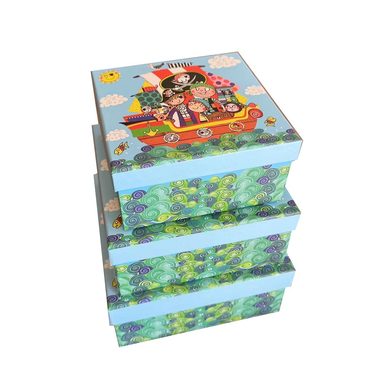 Gift Box, Pirates, Kids, 3 pcs
