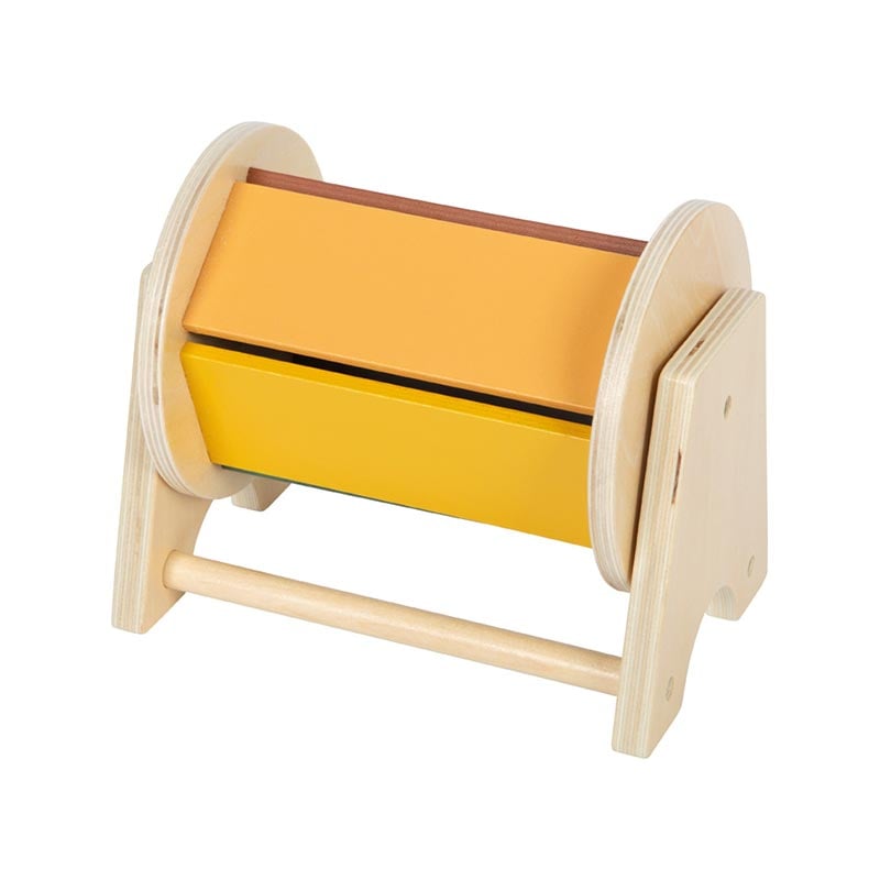 Small Foot Montessori Drum, rotating, wooden