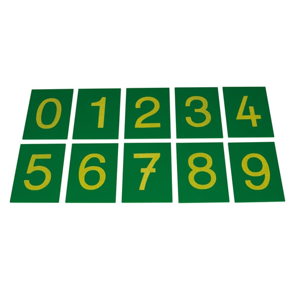 Montessori set Eduplay Sand Numbers, 0 to 9