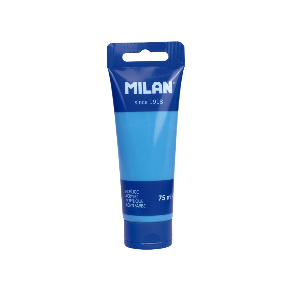 Milan Acrylic paint, cyan, 75 ml