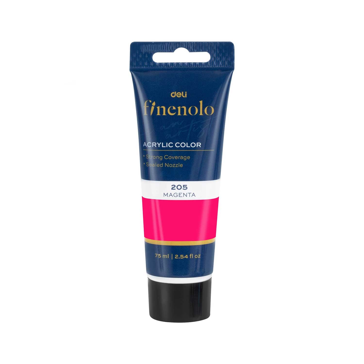 Deli Acrylic paint Finenolo, 75 ml, pink