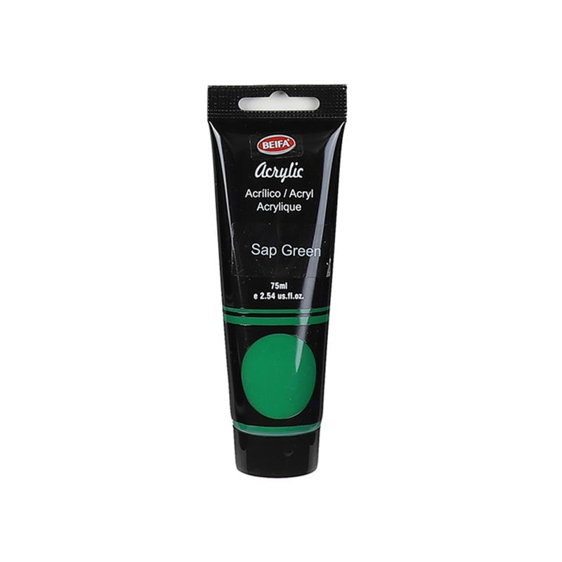 Beifa Acrylic Paint, tube, 75 ml, grass green