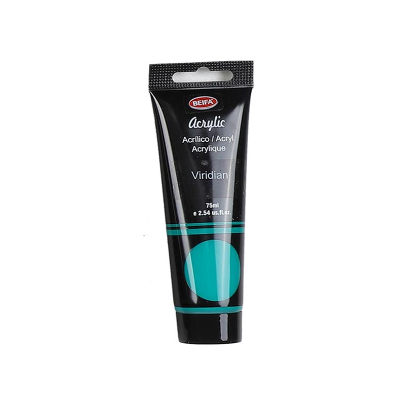 Beifa Acrylic Paint, tube, 75 ml, green