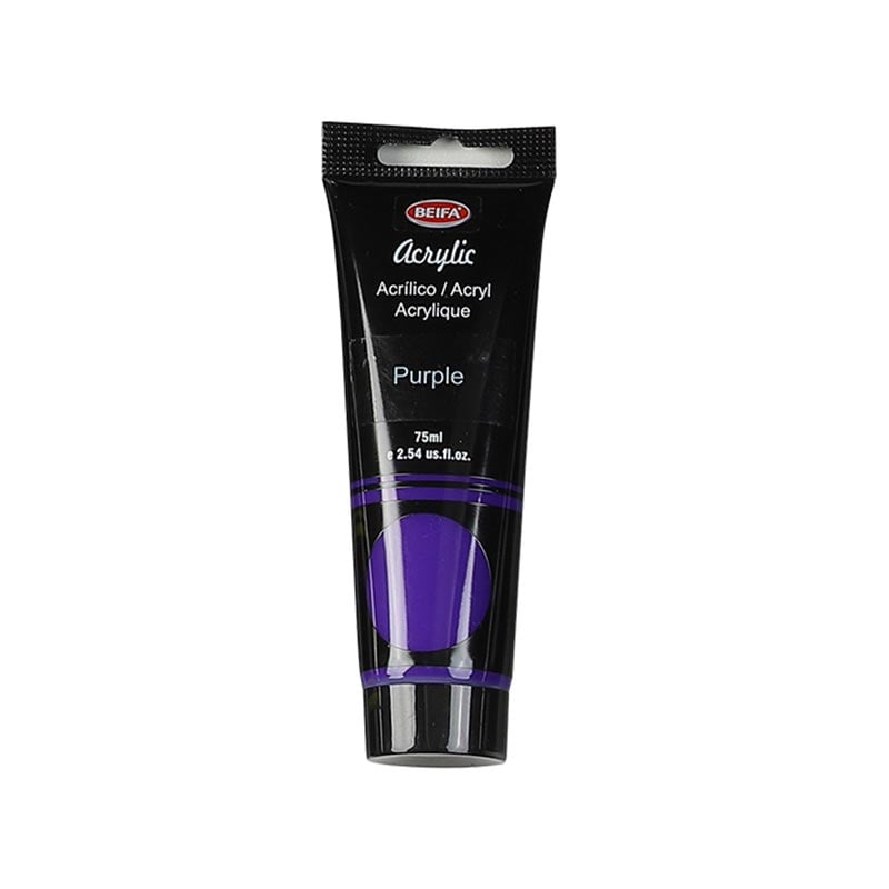 Beifa Acrylic Paint, tube, 75 ml, violet