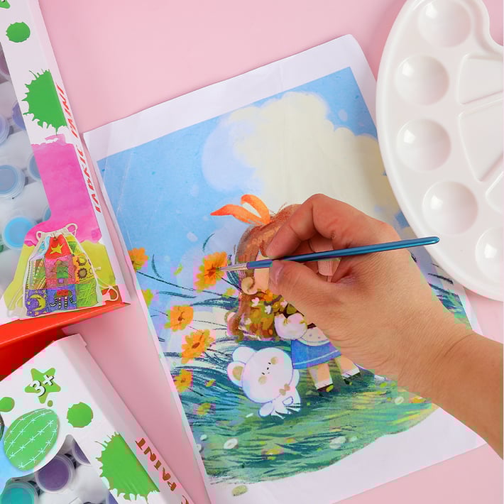 BEIFA DD121 PAINTS ACRYLIC 48 COLORS X 5ML