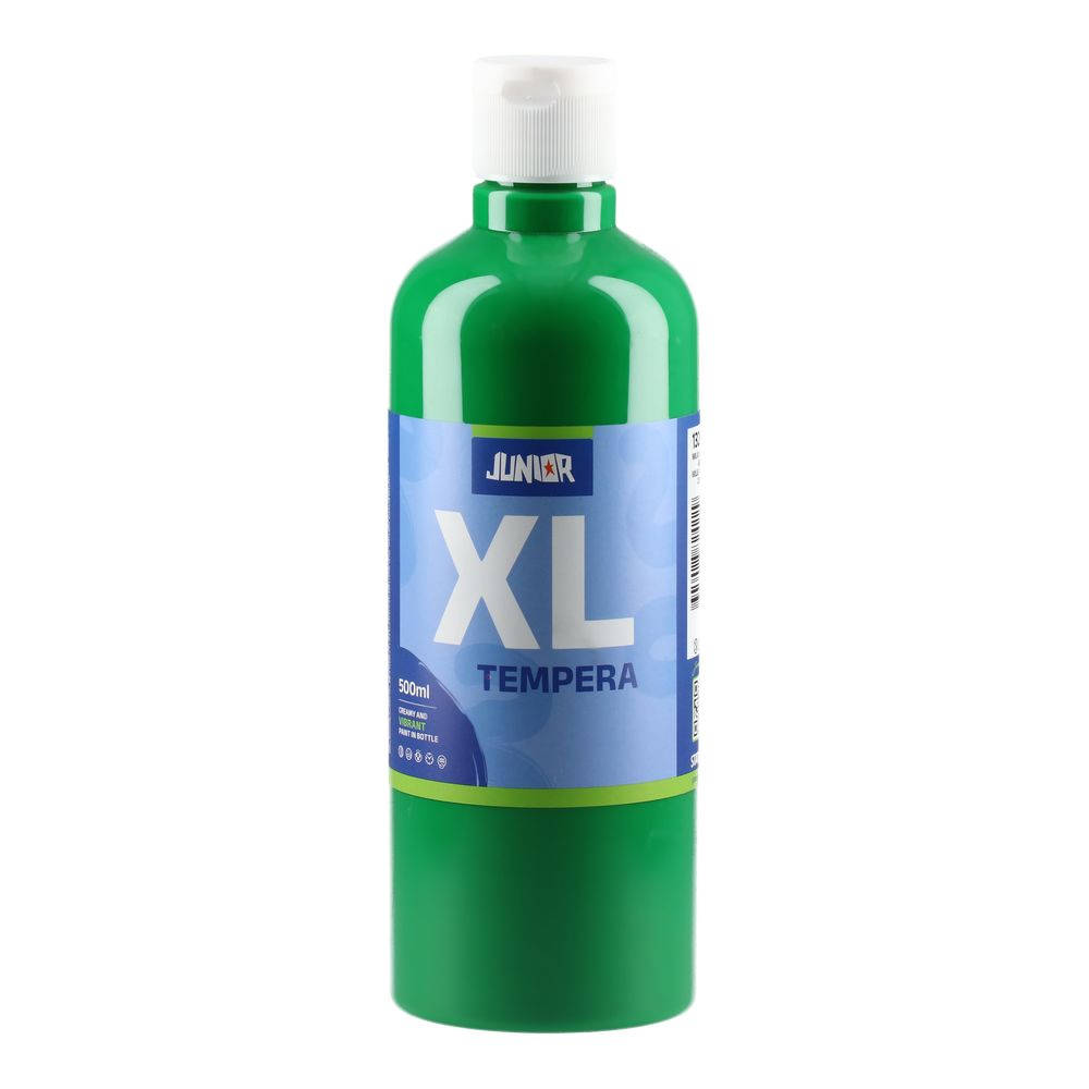 Junior Brillio Tempera Paint, 500 ml, green
