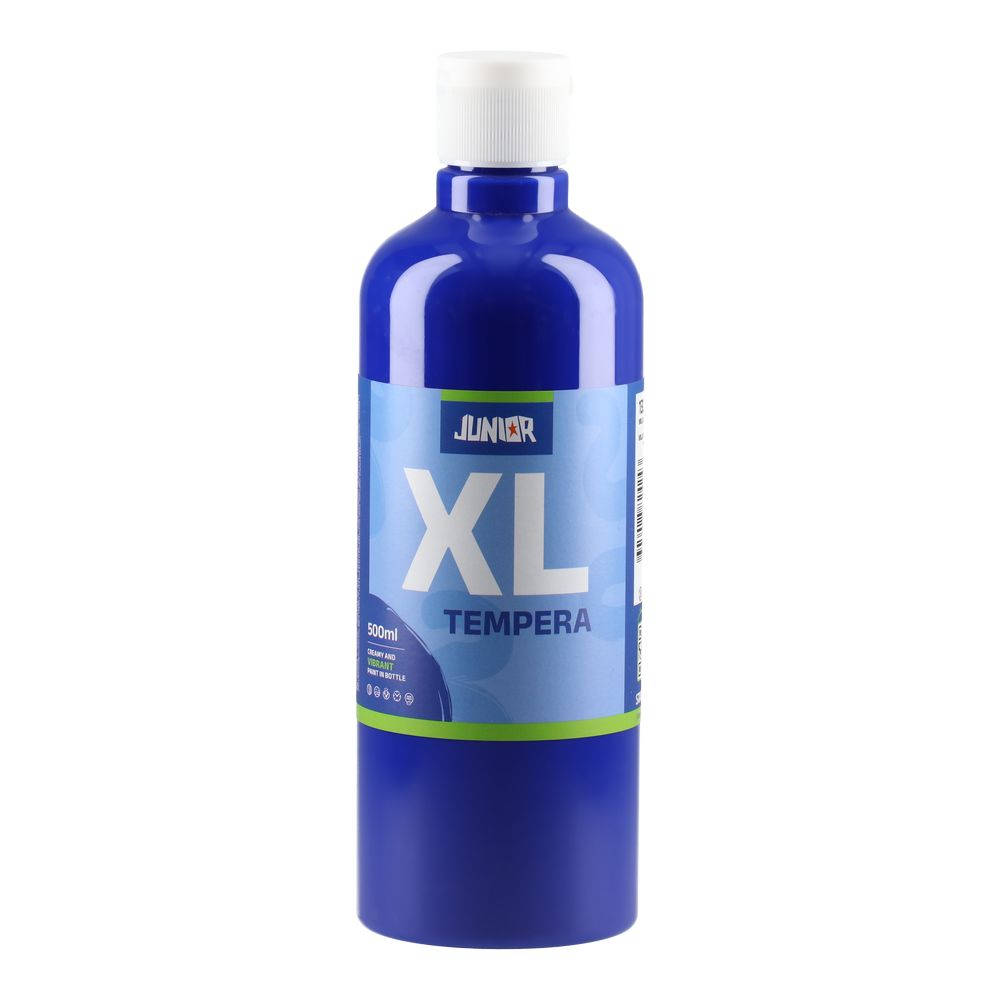 Junior Brillio Tempera Paint, 500 ml, blue