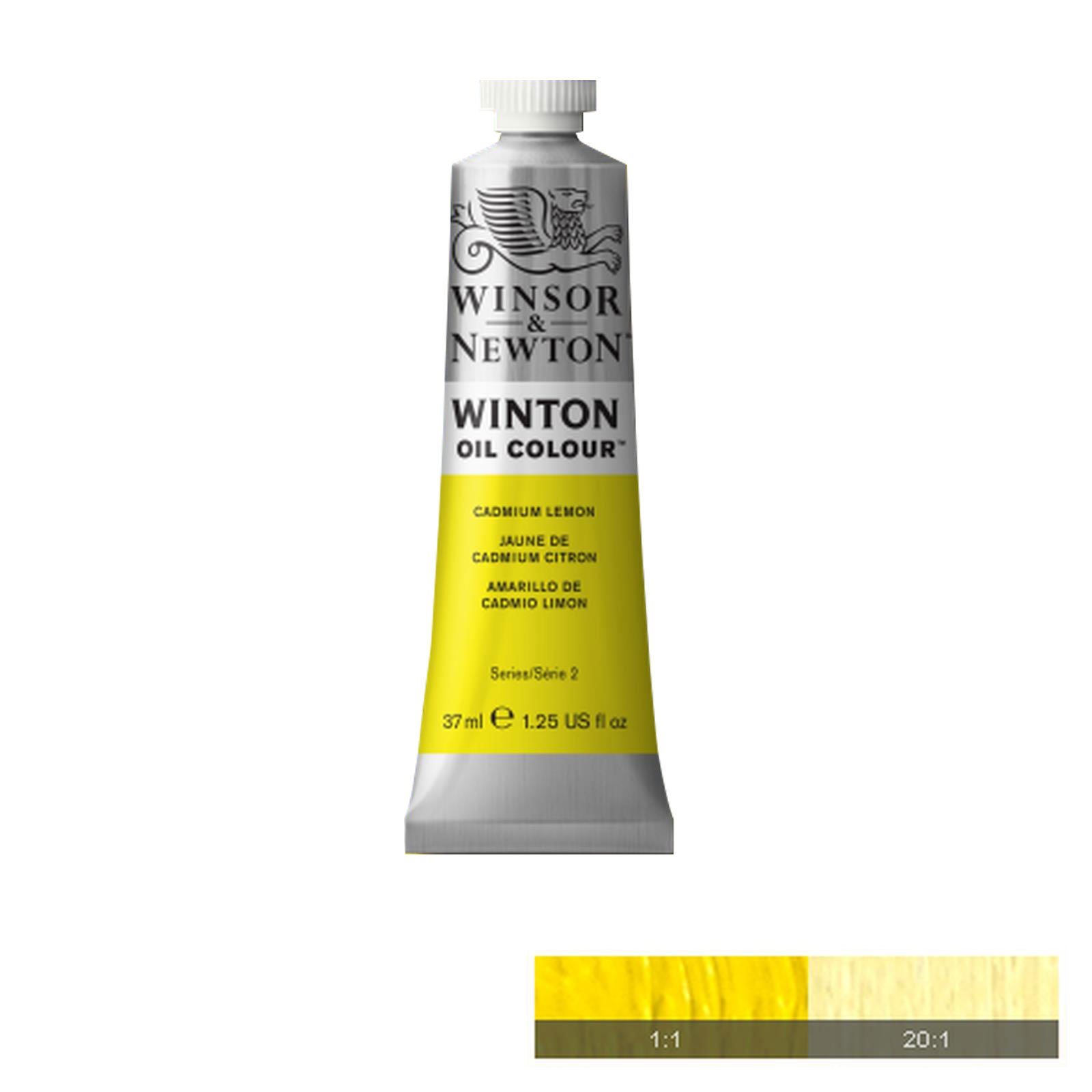 Winton Oil paint, Cadmium Lemon Hue, 37 ml