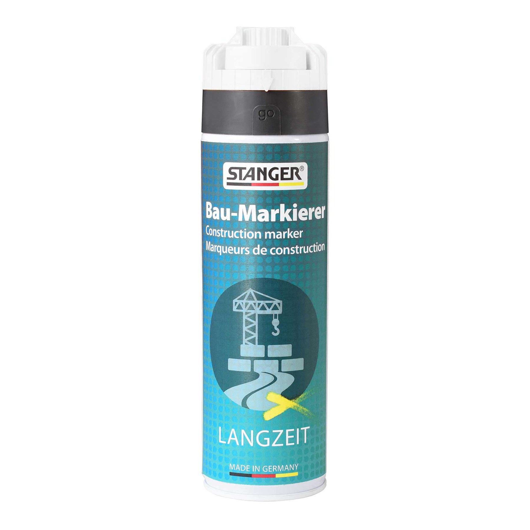 Stanger Marking Spray Longterm Stop & Go, white
