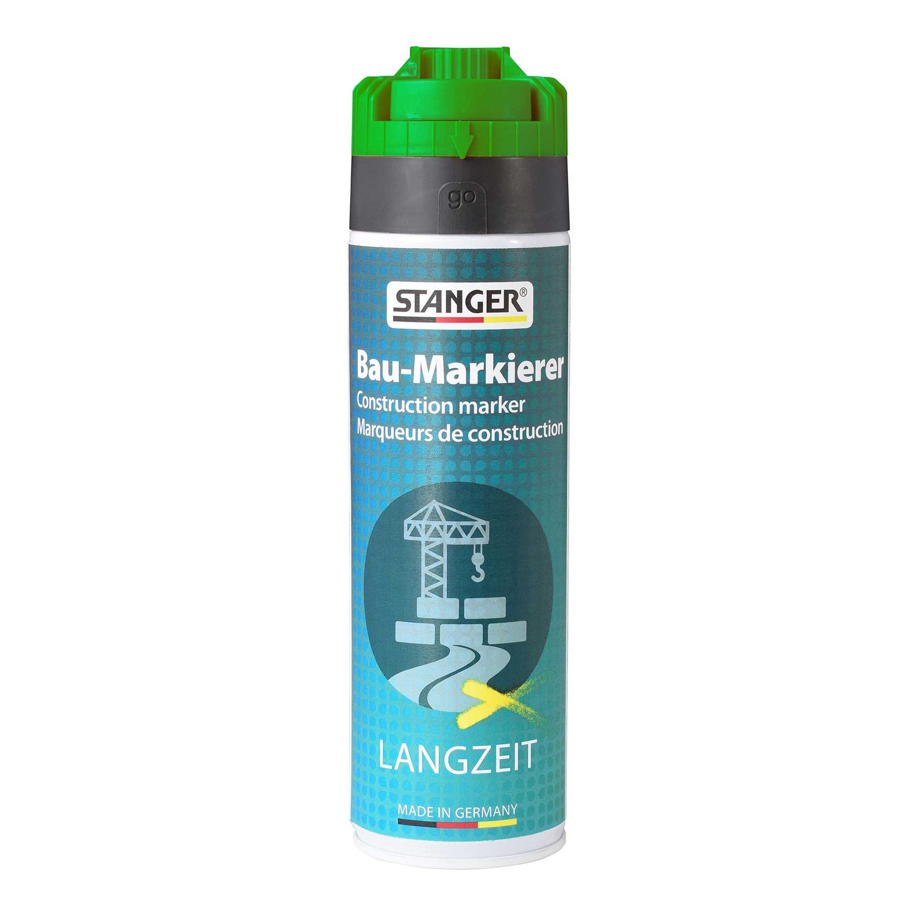 Stanger Marking Spray Longterm Stop & Go, green