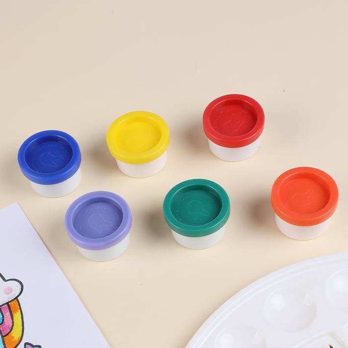 Beifa Боя за рисуване с пръсти, 6 цвята