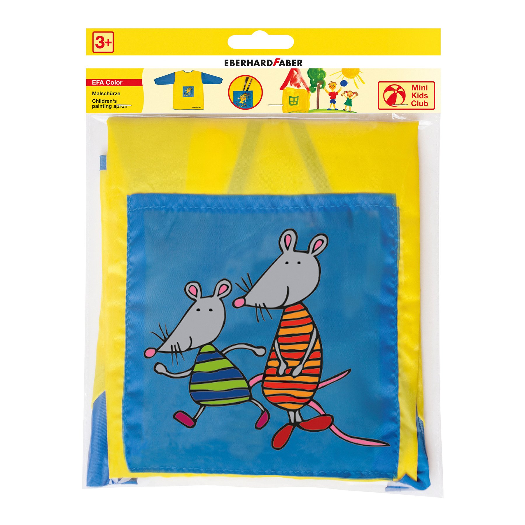 Eberhard Faber Apron, age 3–7 years, yellow-blue