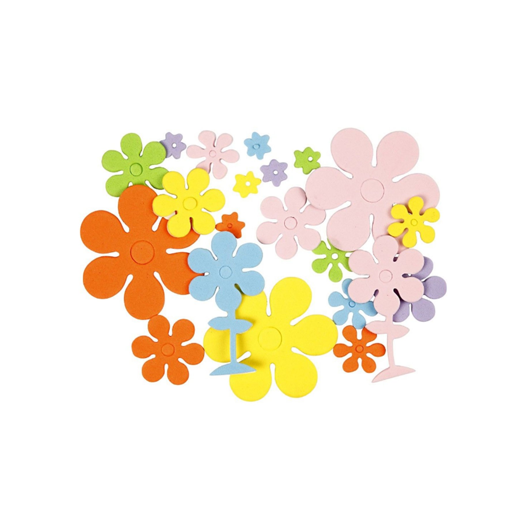 Creativ Company Flowers, eva, 10-60 mm, 100 pieces