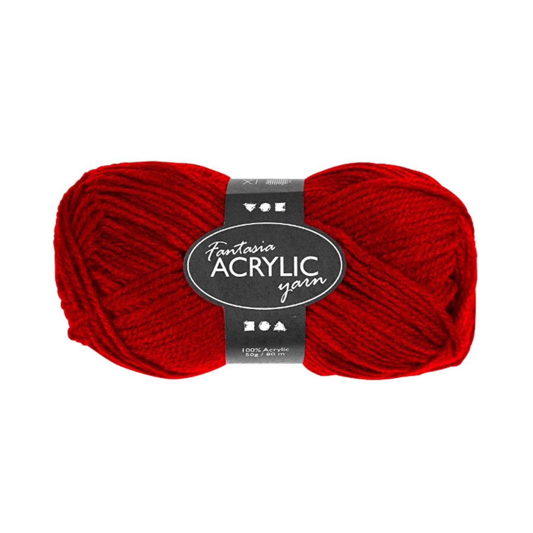 Creativ Company Yarn, 50 g, red