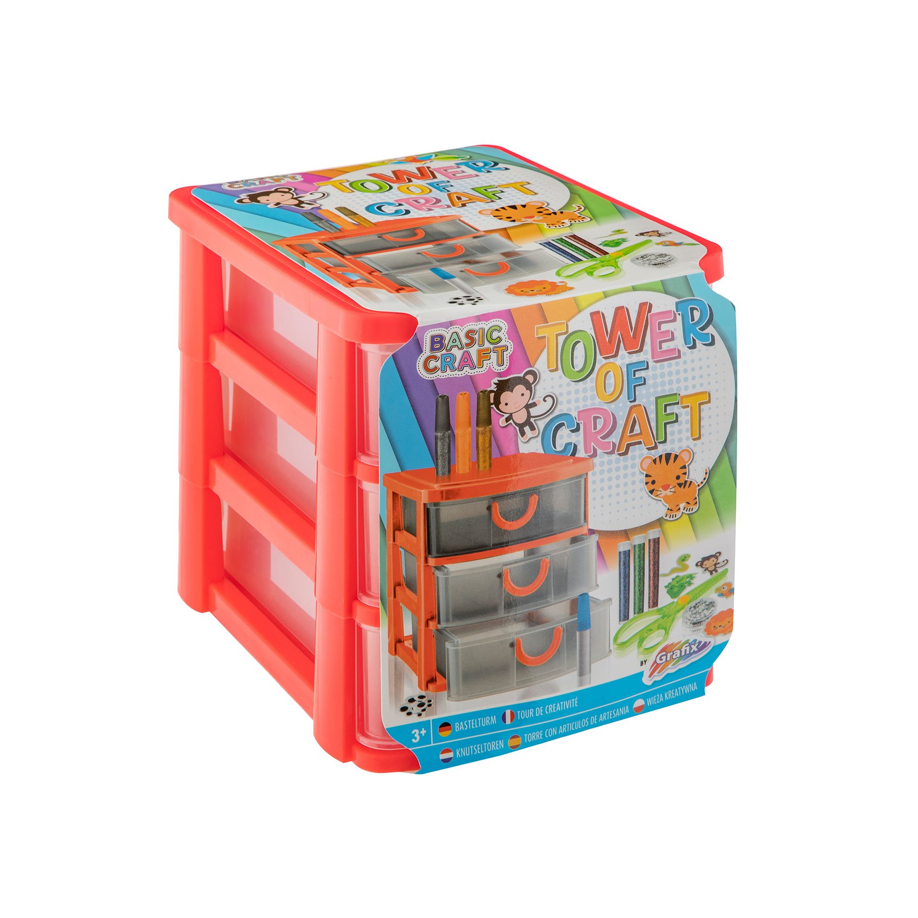 Moxy Cabinet with 3 Drawers and Craft Materials