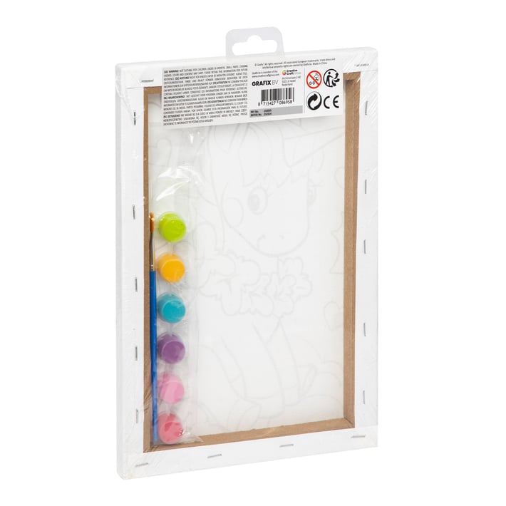 Moxy Paint by numbers kit Unicorn, 29.7 x 19.5 cm
