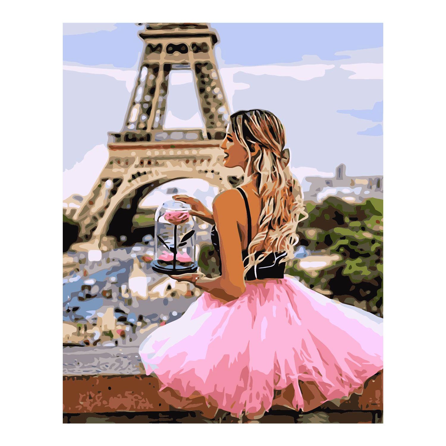 Foska Paint by Numbers Paris, 40 x 50 cm