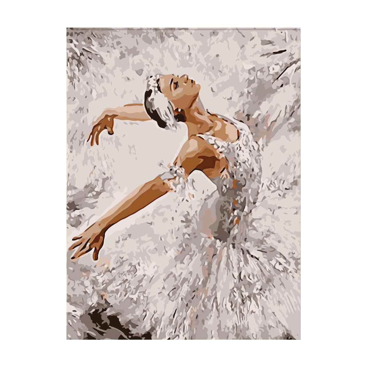 Foska Paint by numbers kit Ballet, 40 x 50 cm