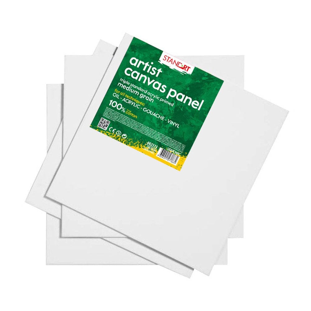 Standart Panel Mounted Canvas, 40 x 50 cm, 410 g, 1 Piece