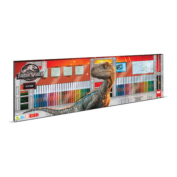 Multiprint Drawing set Jurassic, with 60 markers